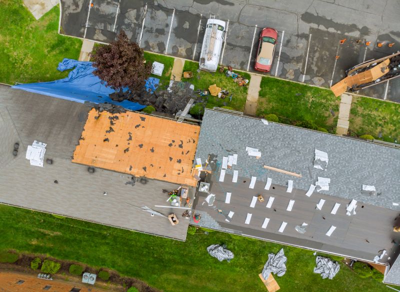 Gravel Roof Repair detail